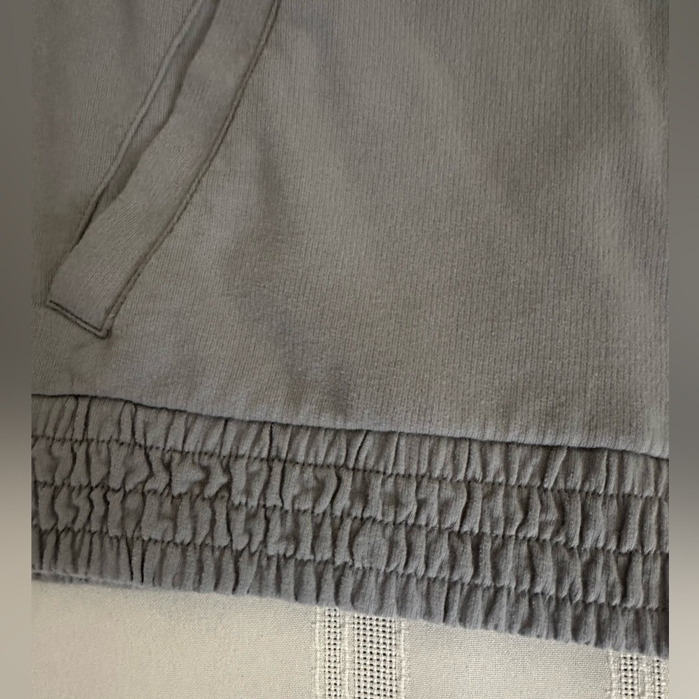 LOFT Slate Ruched Sleeve Jacket - Picture 11 of 16
